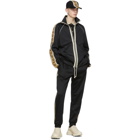 Gucci Black Technical Jersey Oversized Jacket