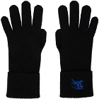 Burberry Black Cashmere Blend Gloves