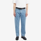 Róhe Men's Straight Leg Denim Jeans in Light Denim