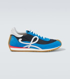 Loewe Flow Runner 2.0 suede-trimmed sneakers