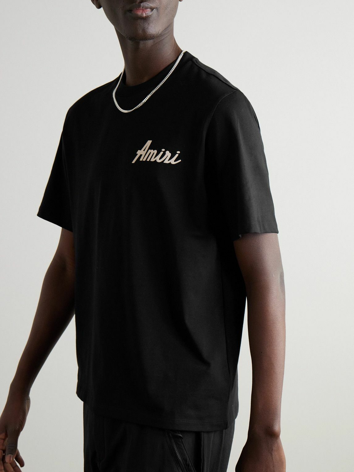 Tシャツ・カットソー AMIRI  Amiri City T-Shirt in Black AMIRI Men's City T-Shirt in Black Amiri