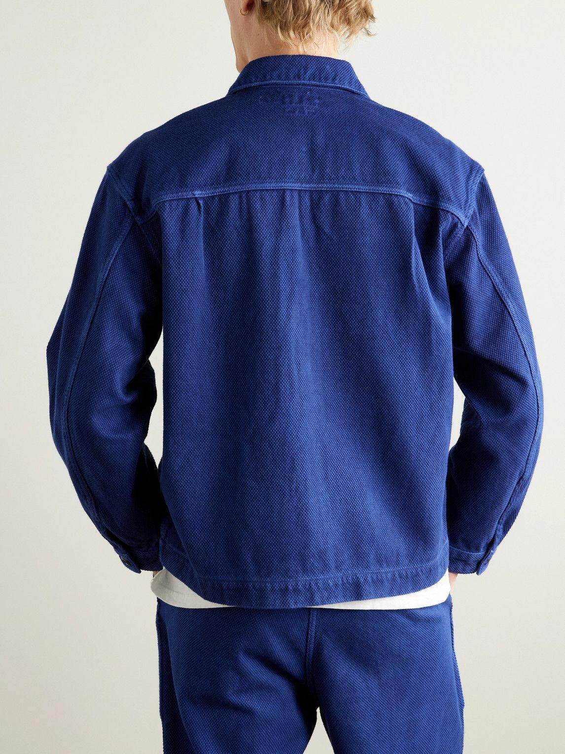 Blue Blue Japan - Indigo-Dyed Sashiko Cotton Jacket - Blue
