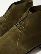 Manolo Blahnik - Berwick Suede Chukka Boots - Green