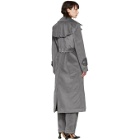 Nina Ricci Grey Corduroy Coat