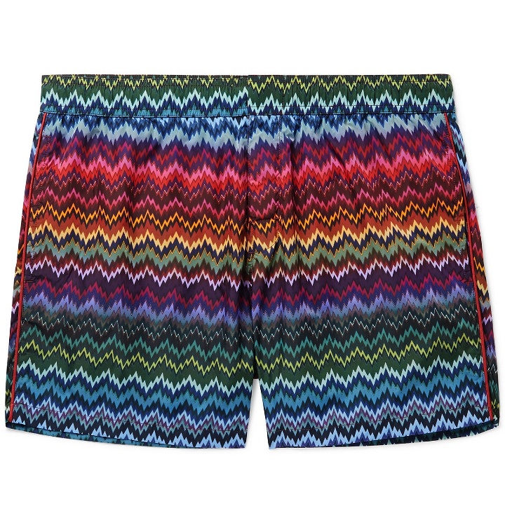 Photo: Missoni - Mid-Length Printed Swim Shorts - Multi