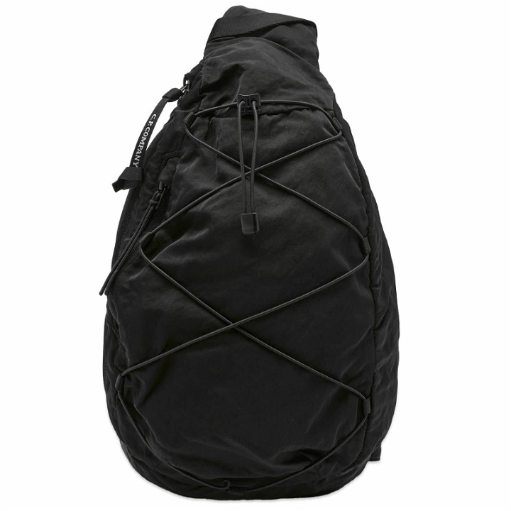 Photo: C.P. Company Men's Lens Cross Body Backpack in Black