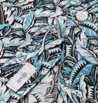 Onia - Liberty London Vacation Camp-Collar Printed Cotton-Poplin Shirt - Turquoise