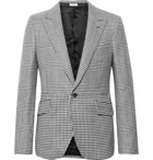 Alexander McQueen - Slim-Fit Checked Virgin Wool Suit Jacket - Black