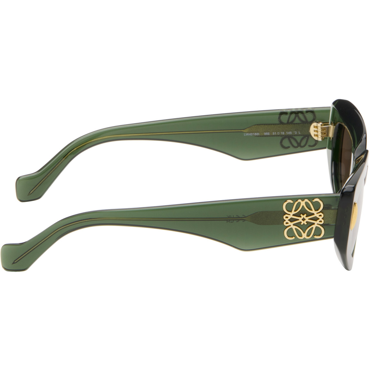 LOEWE Green Anagram Sunglasses