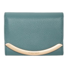 See by Chloe Blue Lizzie Compact Wallet
