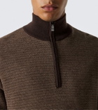 Frescobol Carioca Heitor quarter zip sweater