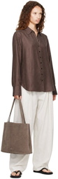 Studio Nicholson Brown Torin Shirt