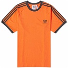 Adidas Men's 3 Stripe T-Shirt in Semi Impact Orange