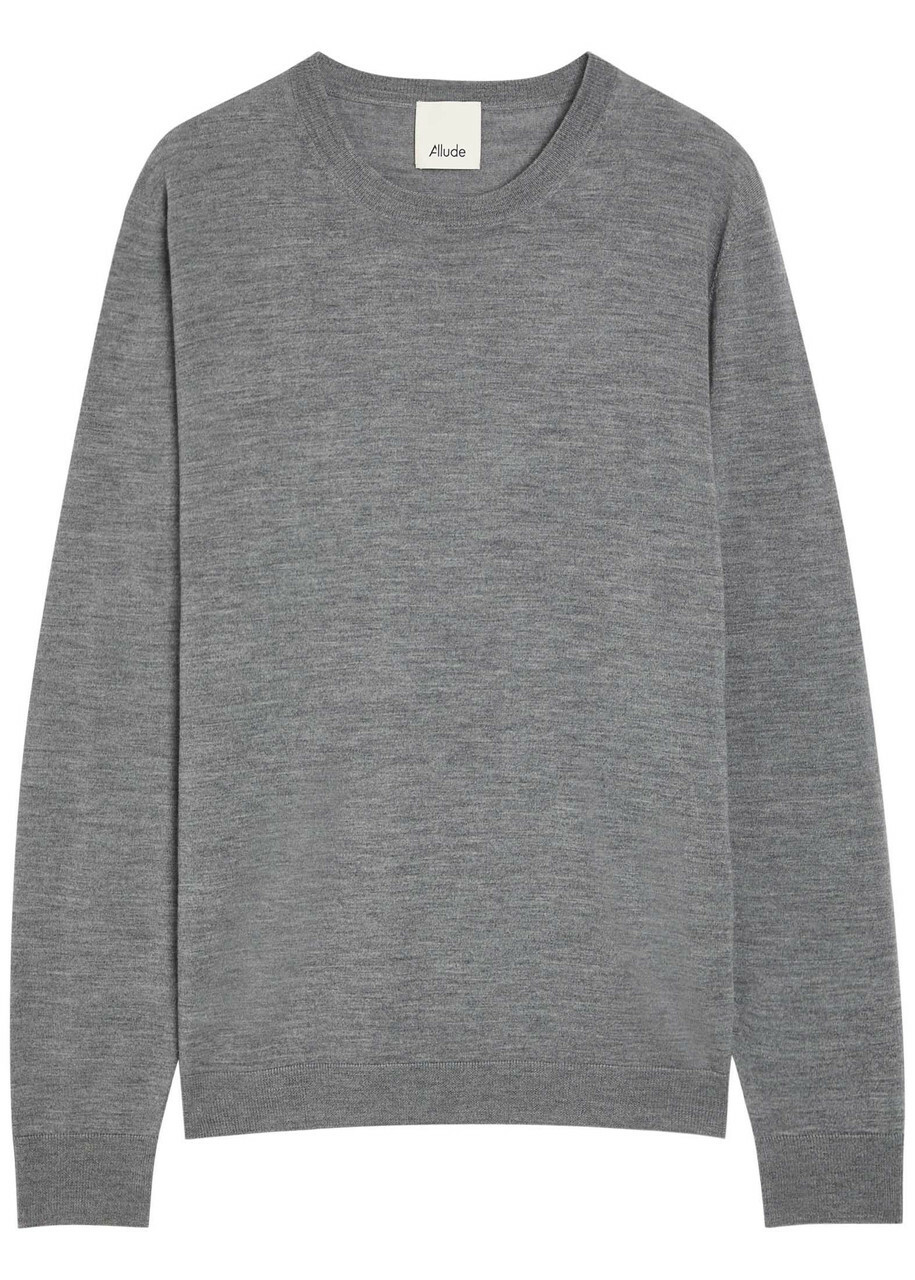 Allude Wool Jumper Grey