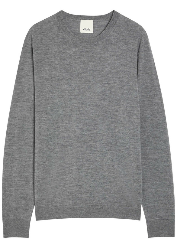 Photo: Allude Wool Jumper Grey