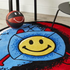 MARKET Men's Smiley Happiness Within Rug in Multi