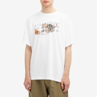 MM6 Maison Margiela Men's Kitten Number Logo T-Shirt in White