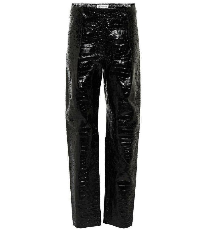 Photo: Victoria Beckham High-rise leather leggings