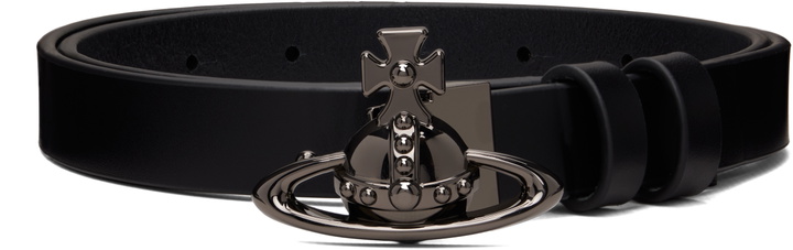 Photo: Vivienne Westwood Black Small Orb Buckle Belt