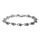 Emanuele Bicocchi Silver Teschini Skulls Bracelet