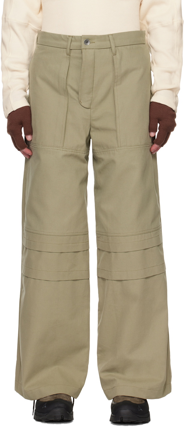 BRYAN JIMENÈZ Khaki Uniform Trousers