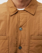ølåf Quilted Pocket Overshirt Brown - Mens - Overshirts