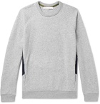 Orlebar Brown - Griffith Panelled Mélange Jersey Sweatshirt - Gray