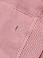 Onia - Garment-Dyed Cotton-Jersey Sweatshirt - Pink