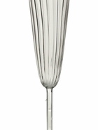 Sophie Lou Jacobsen Ribbed Effect Set Of Four Champagne Glass