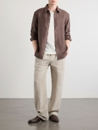 God's True Cashmere - Signature Linen T-Shirt - White