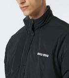 Miu Miu Logo technical jacket