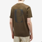 C.P. Company Men's 30/1 Jersey Graphic T-Shirt in Ivy Green