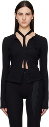Ottolinger Black Double Closure Cardigan
