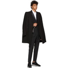 Rick Owens Black Soft Tuxedo Blazer