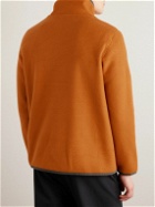 Cotopaxi - Teca Shell-Trimmed Fleece Sweatshirt - Orange