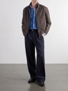 Sunspel - Donegal Wool and Silk-Tweed Jacket - Brown