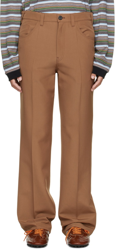 Photo: Marni Brown Virgin Wool Trousers