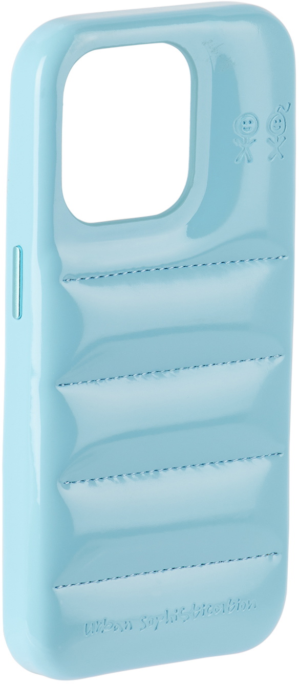 Urban Sophistication Blue 'The Puffer' iPhone 15 Pro Case