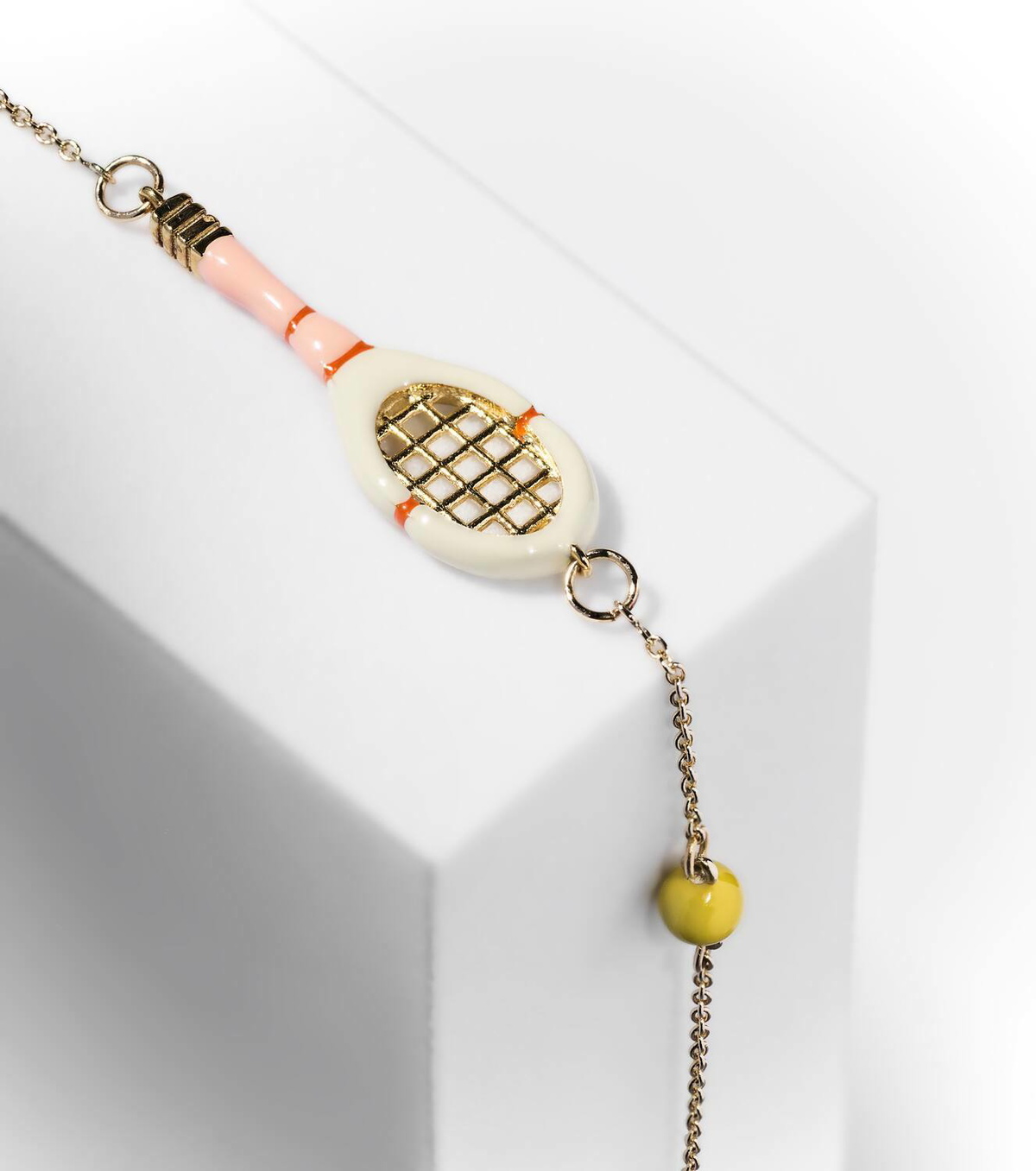 Aliita Tennis Pelota 9kt gold bracelet
