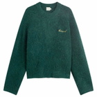 Bound Men's Dexter Cropped Alpaca Jumper in Forest Green