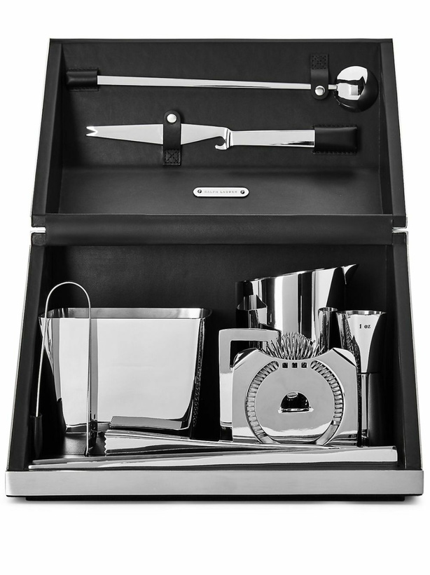 Photo: Ralph Lauren Home Silver-Tone Academy Bar Tool Box Set