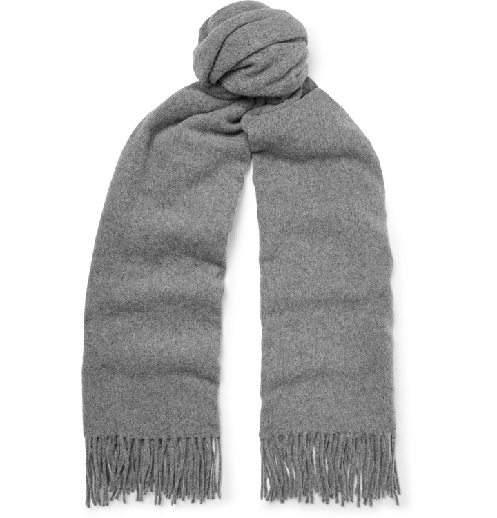 Photo: Acne Studios - Canada Fringed Wool Scarf - Gray