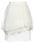 Ermanno Scervino Womens Mini skirt in White
