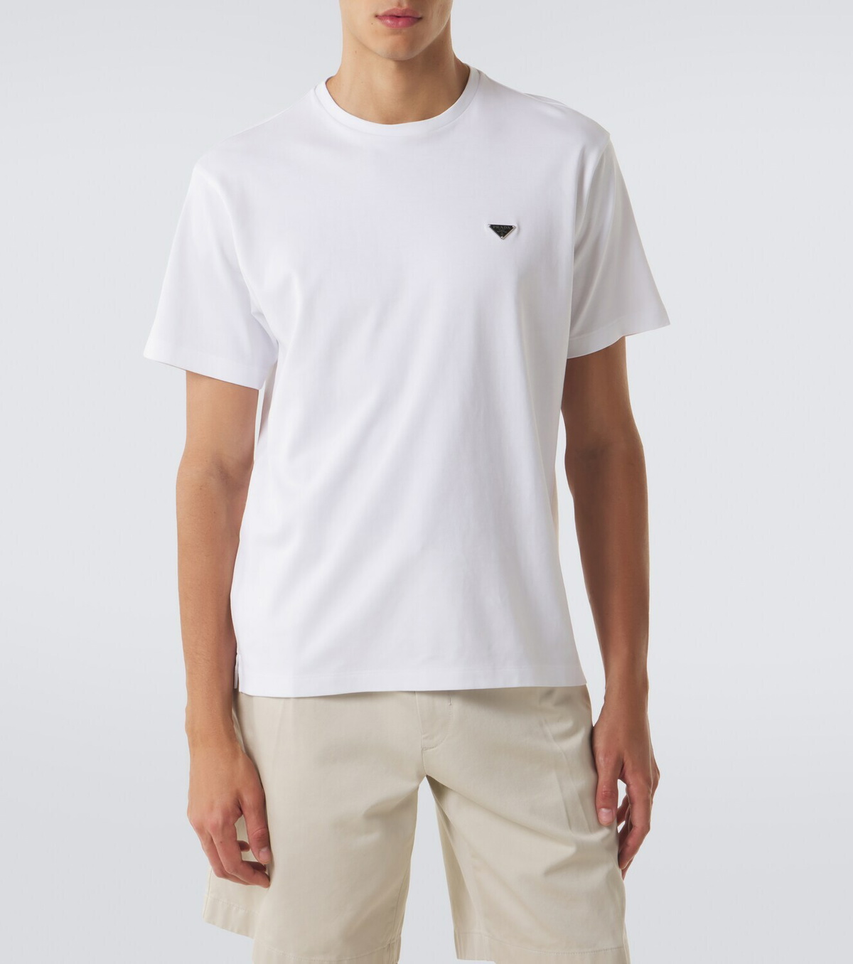 Prada Logo cotton jersey T-shirt