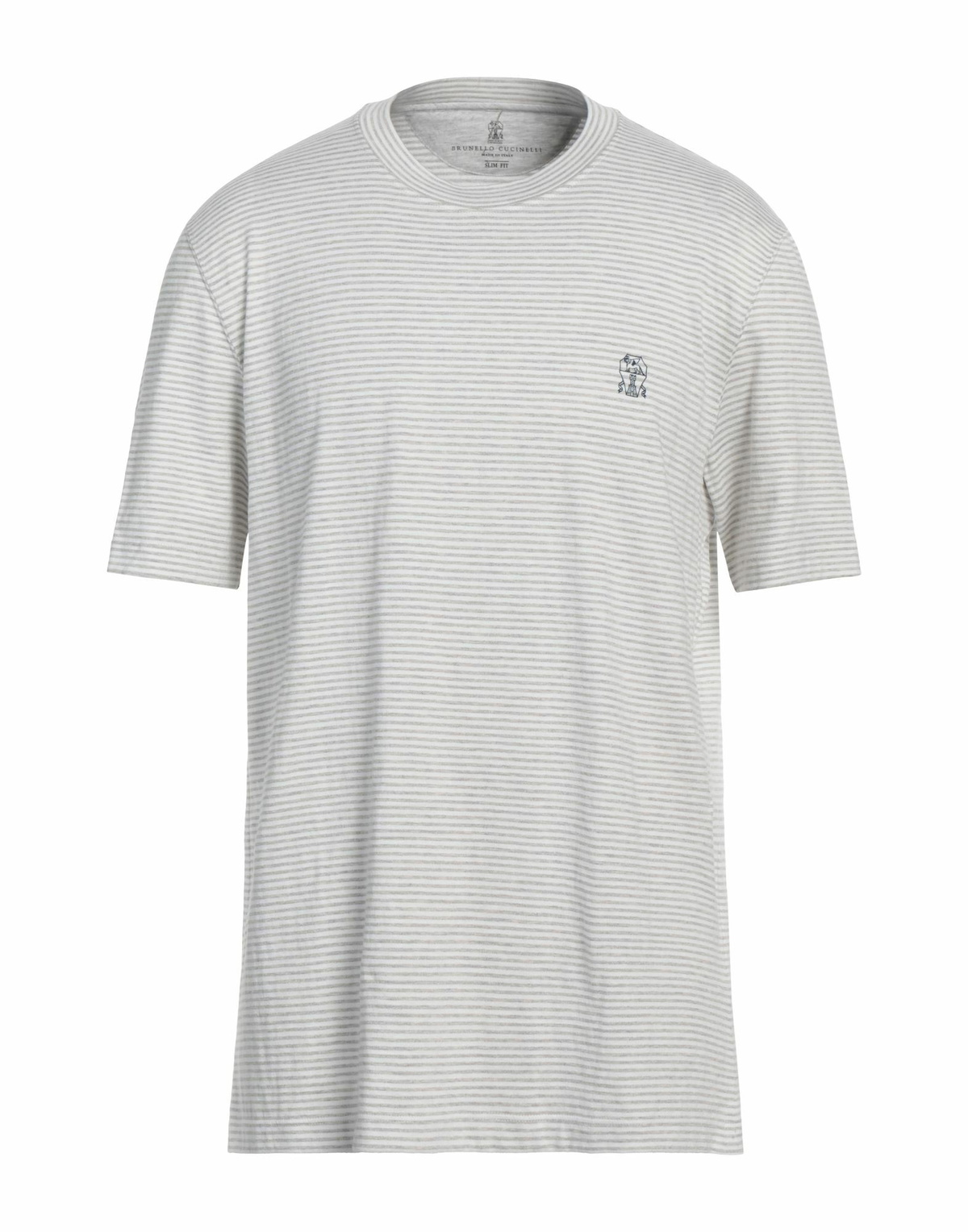 Brunello Cucinelli Mens T-shirt in Grey