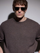 Oliver Peoples - Jil Sander Aviator-Style Gold-Tone Sunglasses