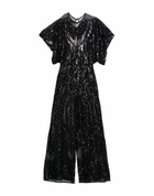 Norma Kamali Womens Jumpsuit in Black