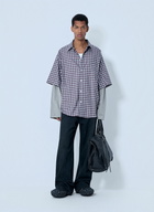 Balenciaga Layered Check Shirt