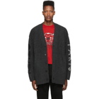 Kenzo Grey Wool Paris Cardigan