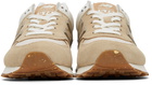 New Balance Brown & Tan 574 Sneakers